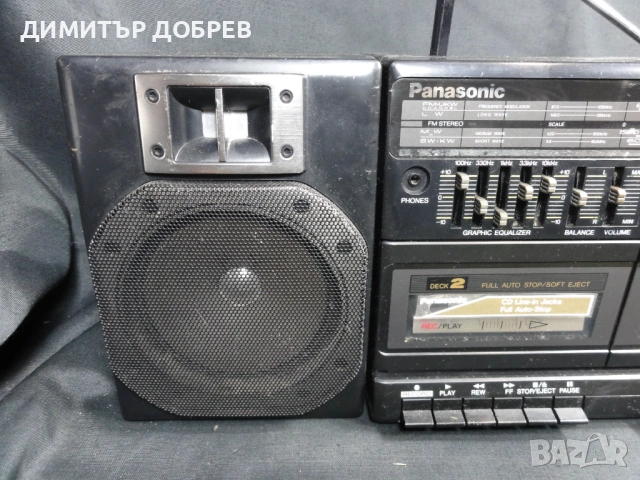 СТАР РЕТРО ДВУКАСЕТЪЧЕН РАДИО КАСЕТОФОН PANASONIC RX-CT800, снимка 4 - Радиокасетофони, транзистори - 53559330