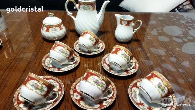 Стар български порцелан чаши за кафе , снимка 2 - Антикварни и старинни предмети - 50415545