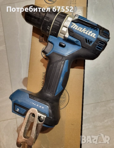 Безчетков ударен винтоверт Makita DHP484. Само тяло, цената е крайна!