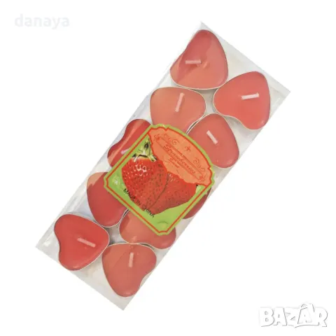 5873 Чаени свещички Сърца, 10 броя, снимка 6 - Декорация за дома - 50054628