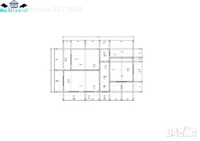 Къща,Бунгало,Преместваема къща,Сглобяеми къщи,Модулни,Жилищни-64,8м², снимка 6 - Строителни материали - 44158290