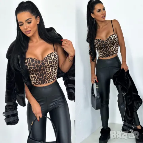 Дамско пухено късо яке / палто , снимка 4 - Палта, манта - 48347691