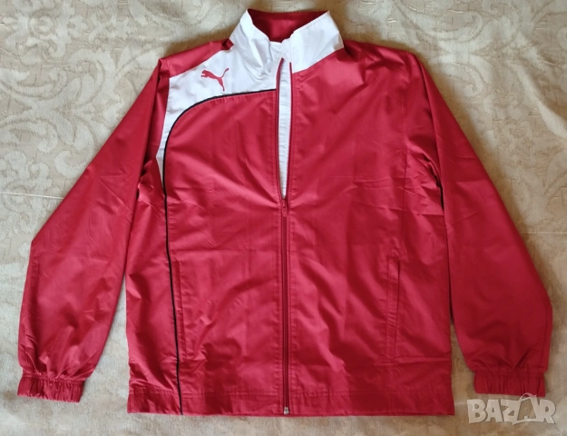 спортно горнище / яке / анцунг - Puma- червено M / L
