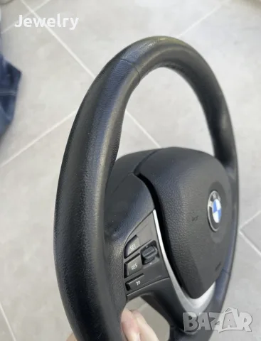Продавам волан с airbag за BMW F30, с подгрев, снимка 3 - Части - 56168665