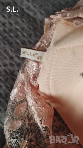 Официална розова рокля с тюл, снимка 5 - Рокли - 50606494