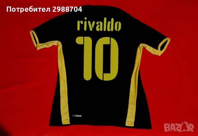 Ретро тутболна тениска AEK Athens Rivaldo , снимка 2 - Футбол - 47821577