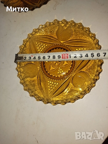 Десертни Стъклени чиний , снимка 6 - Чинии - 52860931