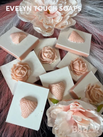  Ръчно изработен сапун, с козе мляко с аромат на шоколад и ванилия, снимка 5 - Козметика за тяло - 51160595