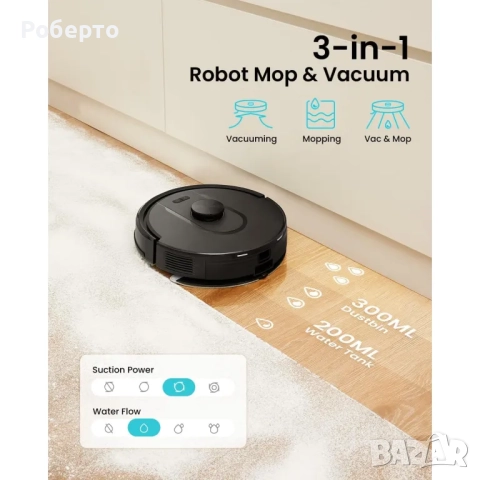 Прахосмукачка робот Cleanova W11, снимка 6 - Прахосмукачки - 52907851