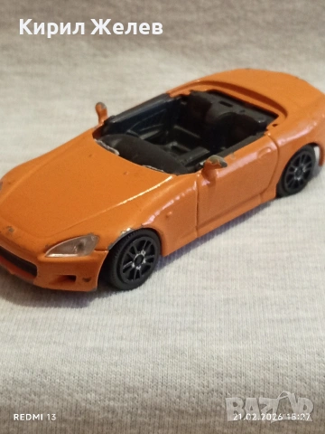 Метална количка HONDA S 2000 много красива за КОЛЕКЦИЯ ДЕКОРАЦИЯ 16592, снимка 3 - Колекции - 53573056