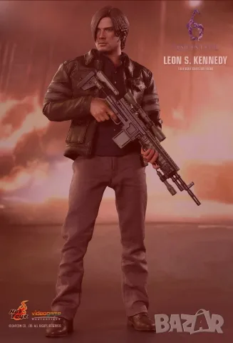 ХОТ ТОЙС ЗАРАЗНО ЗЛО ЛЕОН С. КЕНЕДИ/Hot Toys VGM22 - Resident Evil 6 - Leon S. Kennedy, снимка 2 - Колекции - 55964453