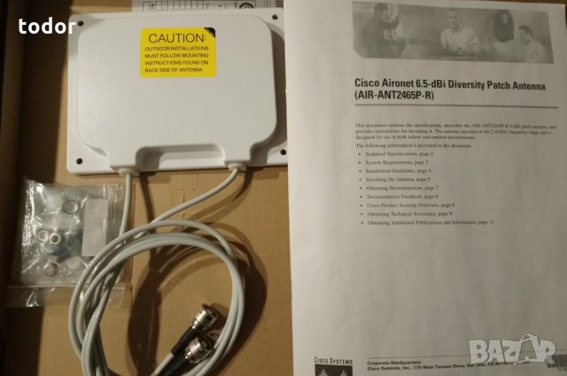 Антена Cisco AIR-ANT2465P-R, 2.4GHz, 6.5 dBi