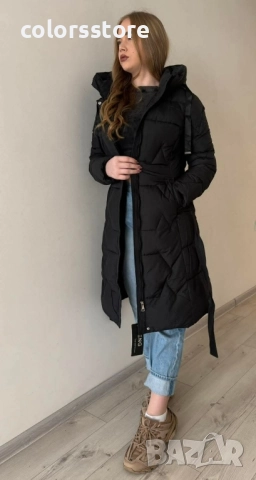 Дамско зимно яке-черно/IM31k, снимка 4 - Якета - 51581601