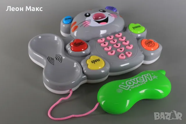 Образователен телефон на български език, Коте Лъки, снимка 4 - Образователни игри - 48287488