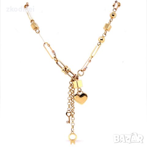 Златно колие 12,12гр. 58см. 14кр. проба:585 модел:21914-1, снимка 1