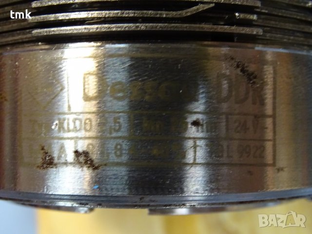 Съединител електро-магнитен Dessau KLDO 2.5 24V electromagnetic clutch, снимка 5 - Резервни части за машини - 38639122