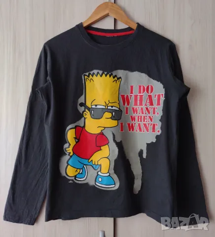 The Simpsons / Bart Simpson - мъжка блуза Симпсън