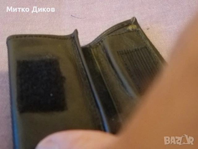 Малко портфейлче марково естествена кожа Калицио Торези 90х50 мм, снимка 8 - Портфейли, портмонета - 53800650