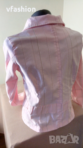 Дамско сако в бледо розово, снимка 6 - Сака - 36174383