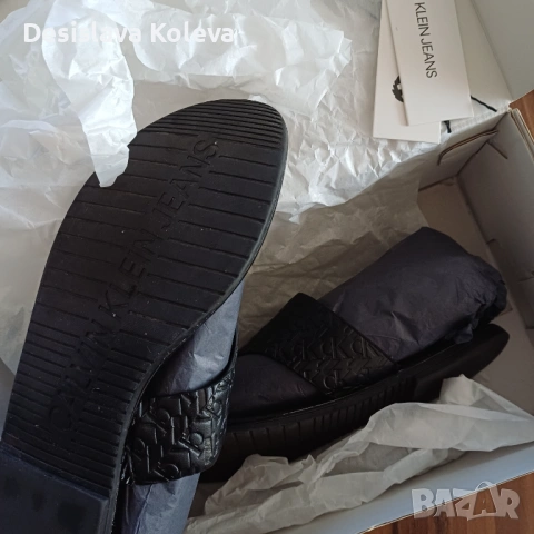 Чехли Calvin Klein jeans , снимка 4 - Чехли - 53069450