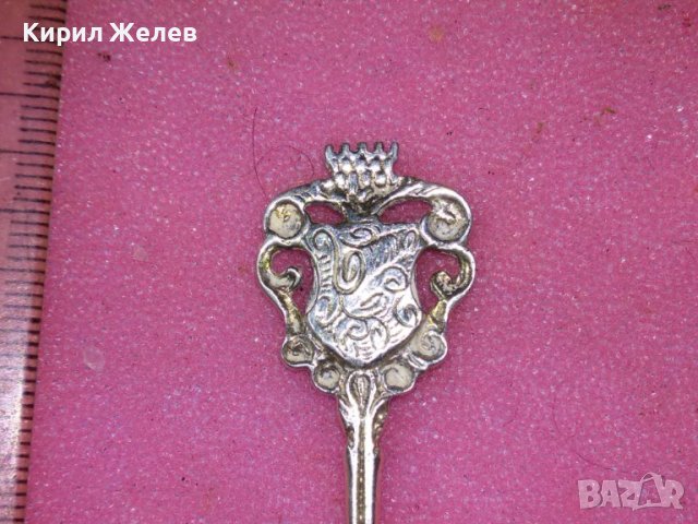 MANNHEIM СТАРА НЕМСКА КОЛЕКЦИОНЕРСКА ЕМАЙЛИРАНА СРЕБЪРНА ЛЪЖИЧКА За КАФЕ СРЕБРО 800 ПРОБА 42986, снимка 9 - Колекции - 44375424