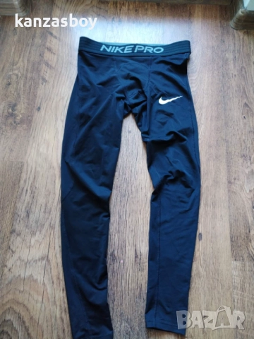 NIKE PRO MEN'S TIGHTS - мъжки фитнес клин М, снимка 4 - Спортни дрехи, екипи - 52756183