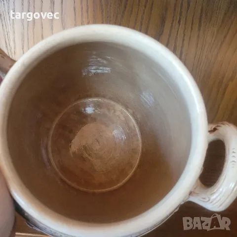 разкошен старинен немски буркан от порцелан ръчно изработен, снимка 5 - Антикварни и старинни предмети - 49207875