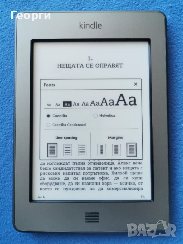 четец Kindle Touch 5Gen., снимка 4 - Електронни четци - 51788095