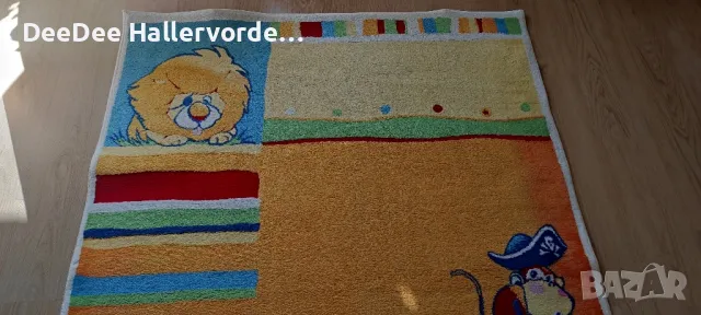 ИЗПРАН Детски килим с животни-пирати, снимка 3 - Други - 49432524