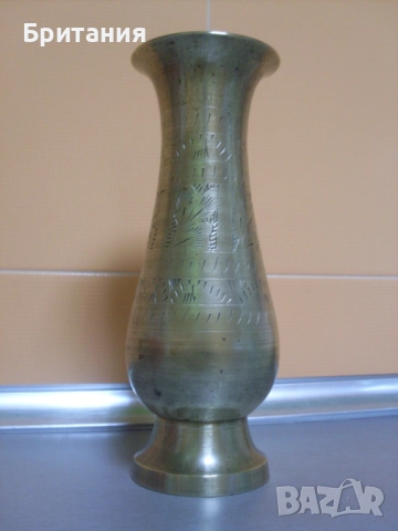 Бронзов съд- ваза., снимка 2 - Декорация за дома - 52920808