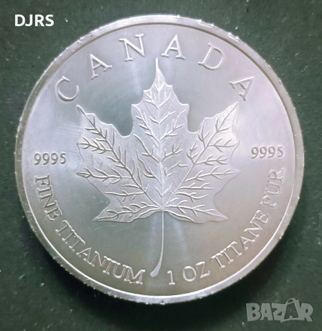 1 oz CANADA MAPLE LEAF 2026 Titanium BU, снимка 6 - Нумизматика и бонистика - 52932374