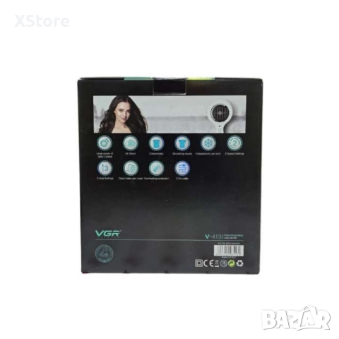 Професионална салонна серия сешоap VGR V-413, снимка 4 - Сешоари - 52508376