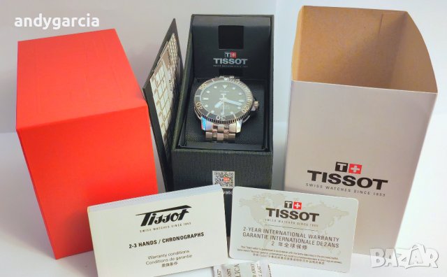  TISSOT SEASTAR POWERMATIC 80 T120.407.11.051.00 механичен часовник като нов пълен комплект , снимка 5 - Мъжки - 44494477