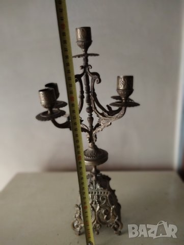 стар бароков свещни, снимка 2 - Други ценни предмети - 41818948
