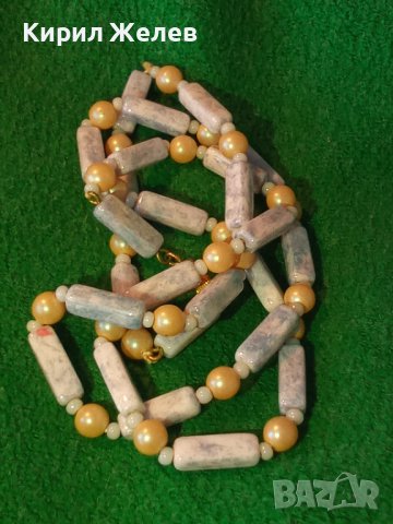 АРТ ГЕРДАН КАМЪНИ и ПЕРЛИ ВИНТИДЖ СТИЛ 14993, снимка 2 - Колиета, медальони, синджири - 30410831