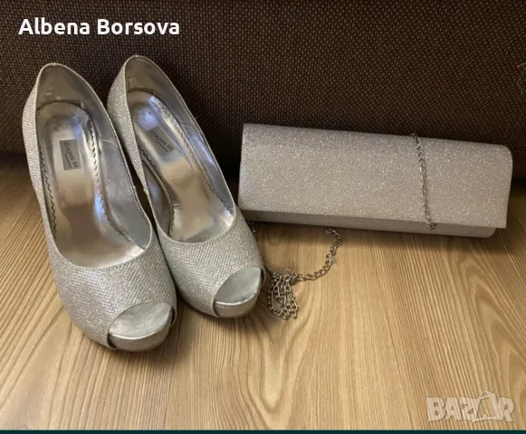 Дамски комплект чанта и обувки