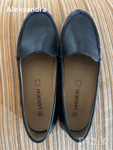 Черни мокасини Lasocki