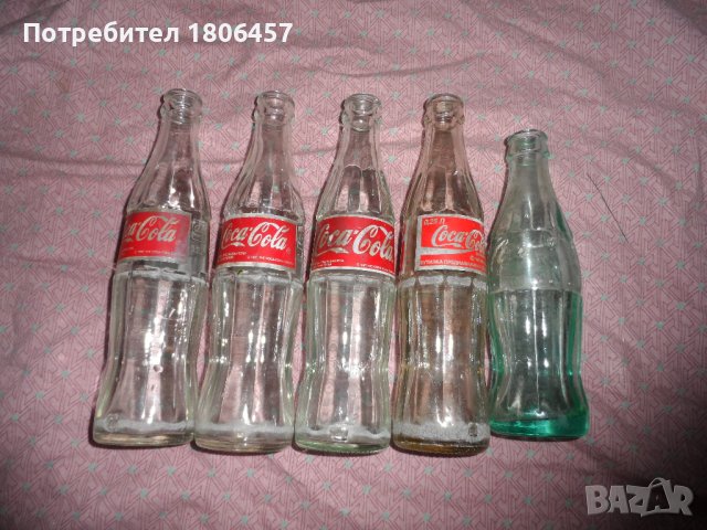 5 броя  бутилки КОКА - КОЛА , снимка 3 - Антикварни и старинни предмети - 42167281