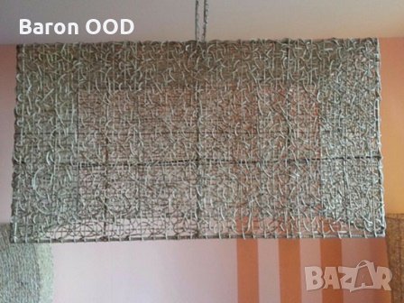 Плетена лампа от естествен ратан  RPL04