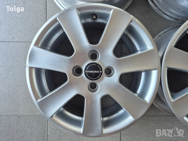 Алуминиеви джанти Borbet 15 4x100, снимка 2 - Гуми и джанти - 51942800