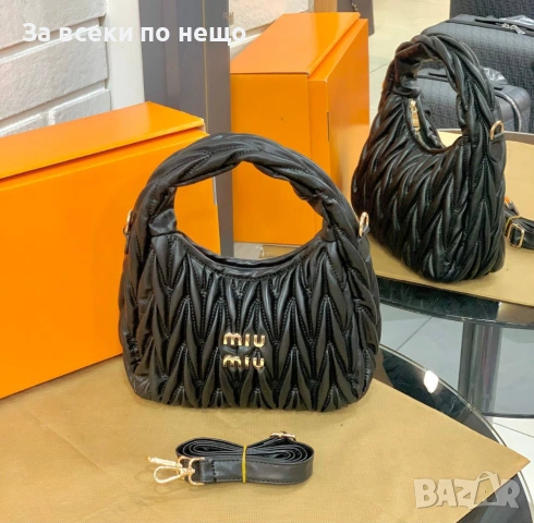 Miu Miu Дамска Черна Чанта Миу Миу Код Urban68