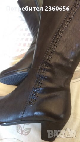 Естествена кожа супер ботушки, снимка 5 - Дамски ботуши - 34657684