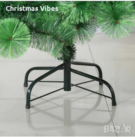 Елха естествено зелена с шишарки, снимка 5 - Декорация за дома - 52109621