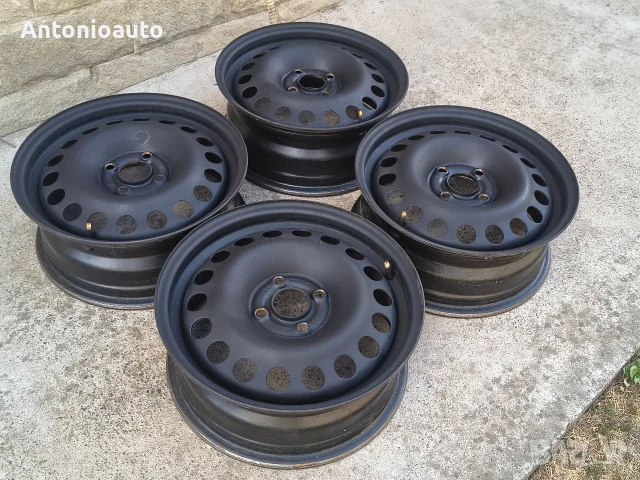 4х100 - 15 цола Опел 4x100 Opel 4 x 100 метални джанти 4 броя 