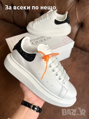 Дамски маратонки с кристали Alexander Mcqueen - Налични различни цветове Код D1484, снимка 8 - Маратонки - 48275646