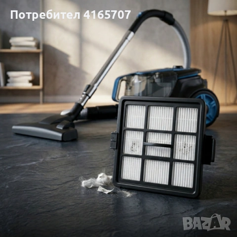 Изходящ HEPA филтър за прахосмукачка Muhler MVC-80BS, снимка 5 - Други стоки за дома - 53818591