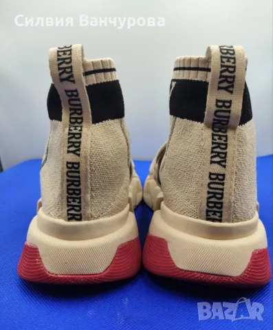Уникални Burberry , снимка 3 - Маратонки - 56129919