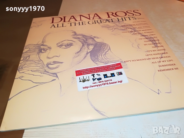 поръчана-DIANA ROSS-MADE IN GREAT BRITAIN 1003222027, снимка 11 - Грамофонни плочи - 36062190