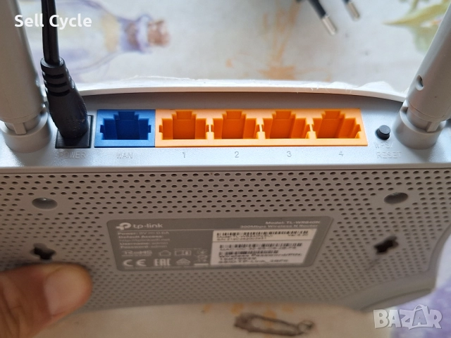 ✅РУТЕР TP-LINK TL-WR840N❗, снимка 3 - Рутери - 51587203