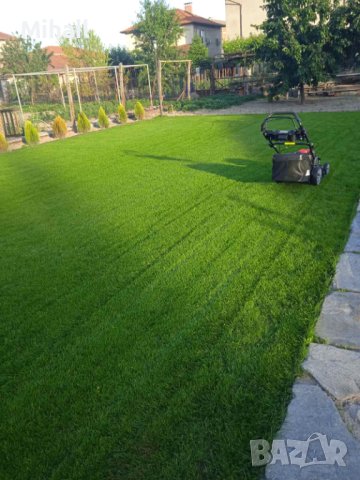 Засяване на райграс и тревни смески с професионална сеячна машина, снимка 4 - Други услуги - 42145541